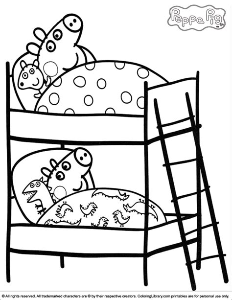 Peppa Pig Coloring Pages Printable for Free Download