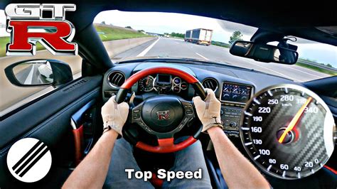 NISSAN GT-R R35 *333kmh* TOP SPEED DRIVE ON GERMAN AUTOBAHN 🏎 - YouTube