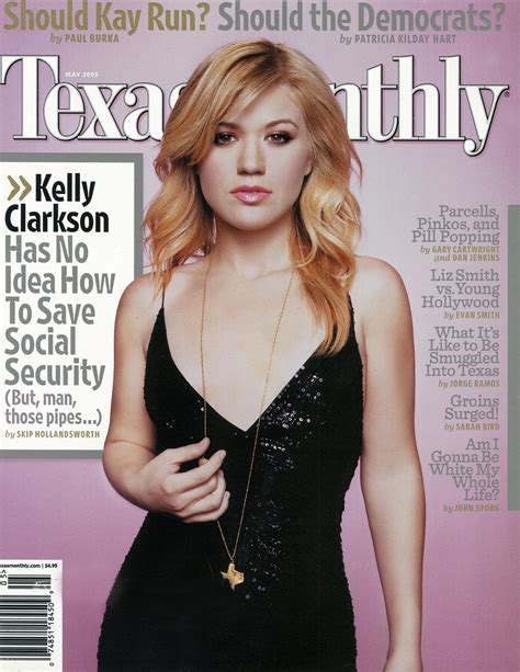 Kelly Clarkson, Texas Monthly Magazine Cover, May 2005 | Kelly clarkson ...