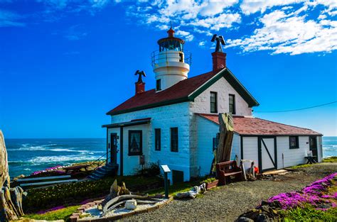 Battery Point Lighthouse - Crescent City, CA | Crescent city, Pacific coast, Lighthouse