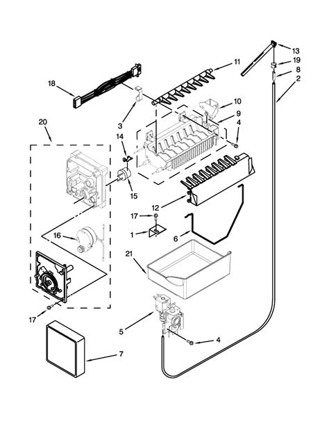 Whirlpool Refrigerator Ice Maker Parts Diagram | Reviewmotors.co