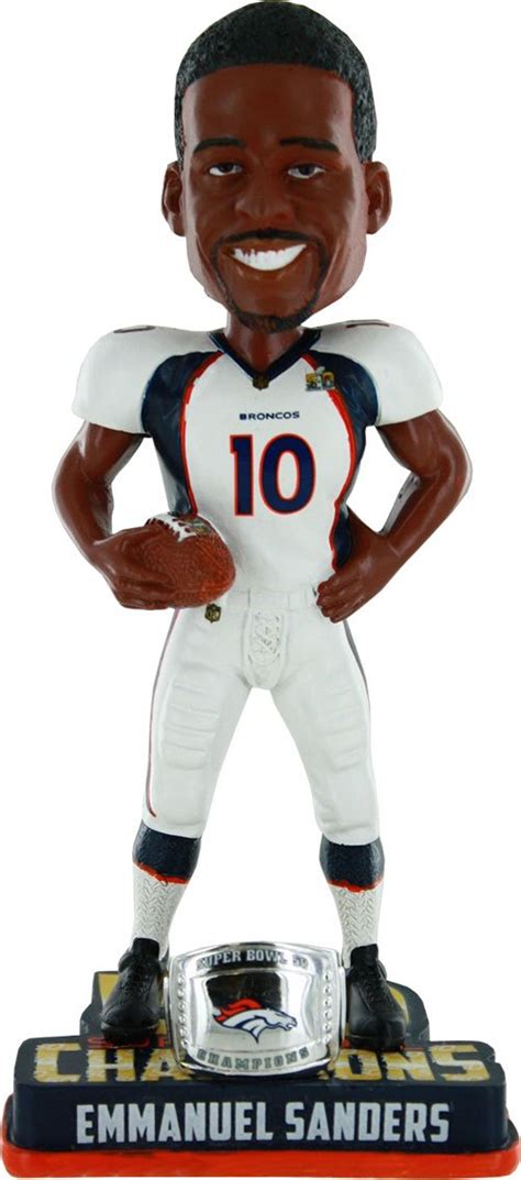 Denver Broncos Emmanuel Sanders Super Bowl 50 Champions Bobblehead - SWIT Sports