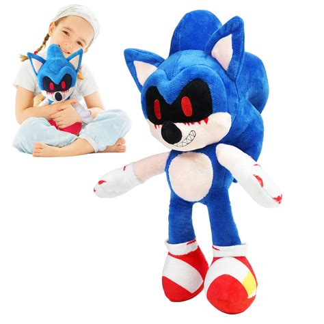 Buy 15.5 Inch Sonic Exe Plush, Evil Sonic.exe Stuffed Plush Toy, Sonic ...