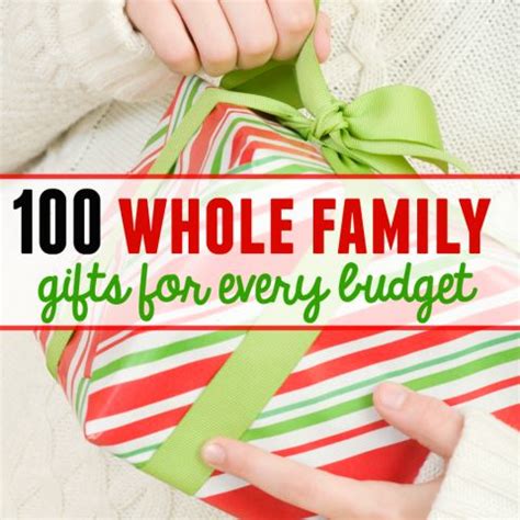 100 family gift ideas - with something for every budget! | Family gifts, Family christmas gifts ...