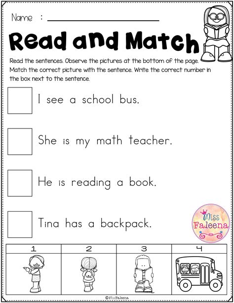 Free Reading Activities for Beginning Readers | Reading skills worksheets, Study skills ...