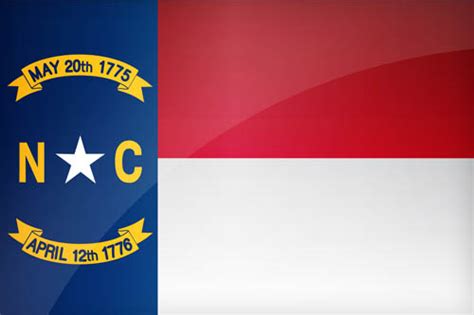 North Carolina US State Flag - Description & Download this flag