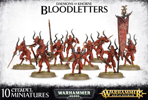 Daemons Of Khorne Bloodletters - Customeeple