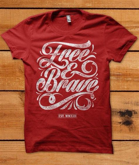 Free and brave | Tee shirt designs, Shirt design inspiration, Tshirt ...