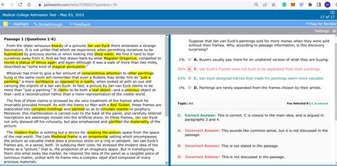 1809 Questions Deep into Jack Westin CARS, and the explanations stop trying : r/Mcat