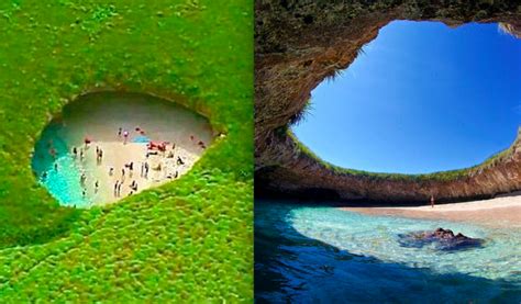 I Just Cannot Get Over This Surreal Hidden Beach