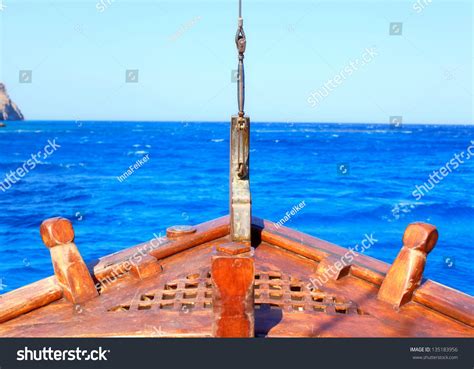 Bow Old Wood Ship Blue Waters Stock Photo 135183956 | Shutterstock