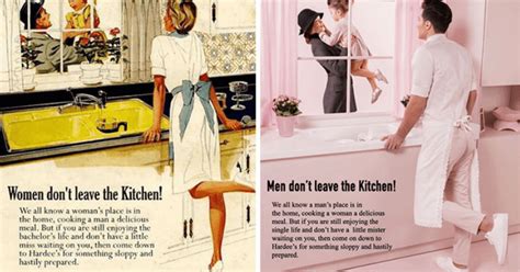 Photographer switches gender roles in sexist vintage ads from the 1950s ...