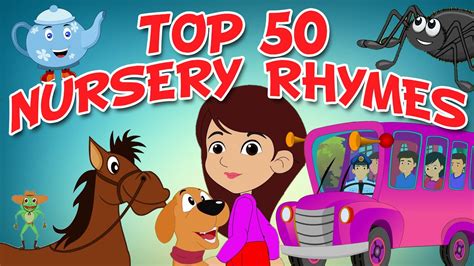 Top 50 Hit Songs | Collection Of Animated Nursery Rhymes For Kids ...