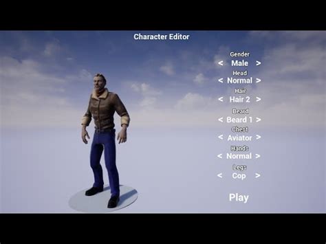 Unreal Engine Character Editor Tutorial - YouTube