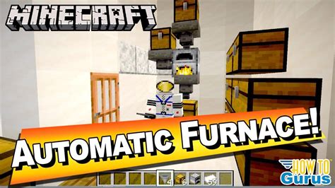 Minecraft Automatic Furnace - Minecraft Furnace Hopper Design Automatic ... | Game bit ...