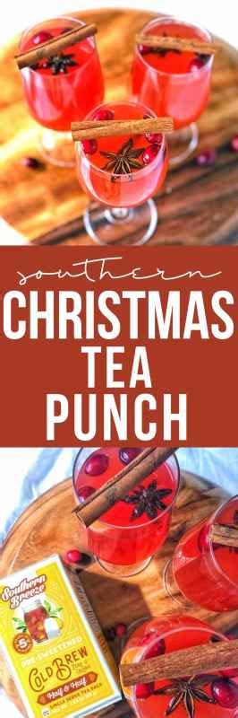 Festive Christmas Tea Punch | Sweet Tea and Thyme