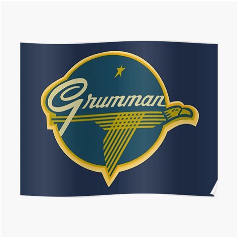 "Grumman Aircraft Logo" Poster for Sale by warbirdwear | Redbubble