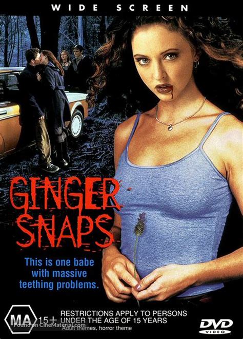 Ginger Snaps (2000) Australian dvd movie cover | Ginger snaps movie, Ginger snaps, Ginger