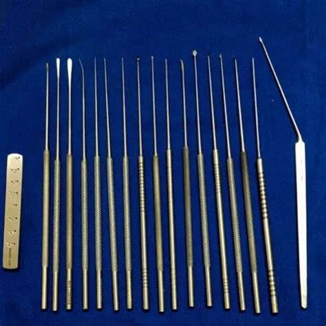 Stainless Steel Micro Ear Surgery Instruments, Material Grade: SS302, Size/Dimension: 6 Inch, Rs ...