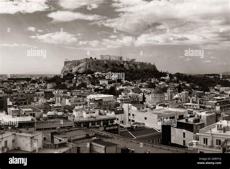 Athens skyline rooftop view, Greece Stock Photo - Alamy