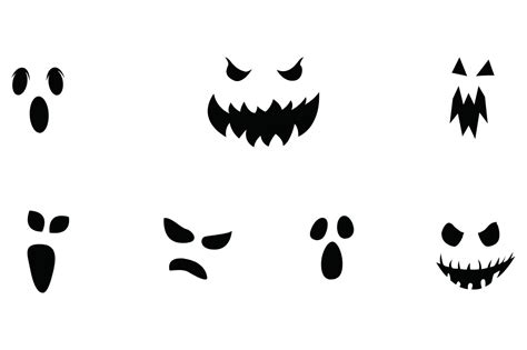 Halloween Ghost Face SVG Hand Drawing Graphic by artgraph · Creative Fabrica