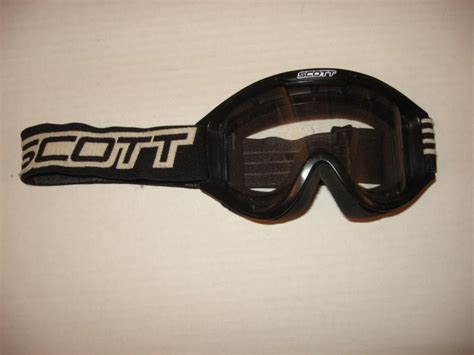 Sell SCOTT 83 GOGGLES MX MOTOCROSS ATV QUAD DIRT BIKE BLACK W CLEAR ...