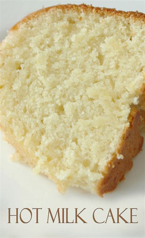 Hot Milk Cake Recipe