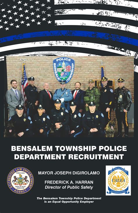 Bensalem Township, PA Police Jobs - Entry Level, Certified | PoliceApp