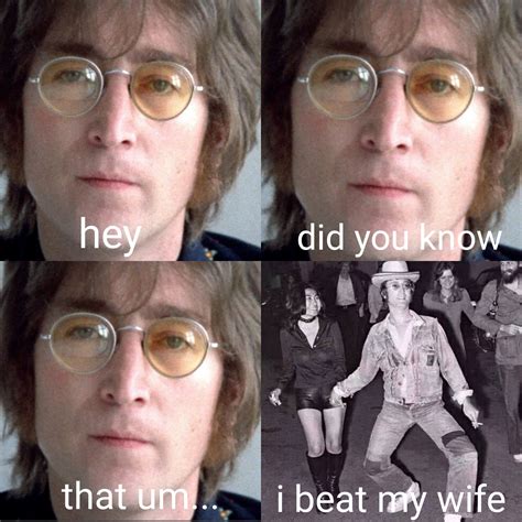 ha ha funny wife beating meme : r/beatlescirclejerk