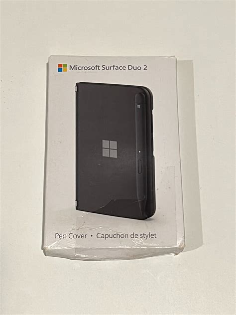 GENUINE Microsoft Surface Duo 2 Pen Cover I8N-00007 - Obsidian Black USED 889842890693 | eBay