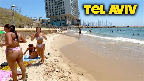 Best Beach In the Mediterranean? 🇮🇱 Tel Aviv Beach - YouTube