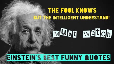 Einstein funny quotes that only intelligent will understand - YouTube