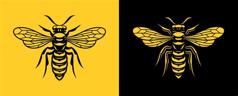 Vector wasp logo 17086448 Vector Art at Vecteezy