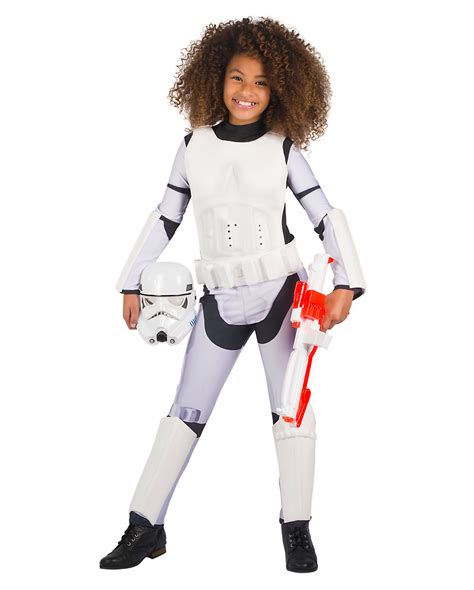 Stormtrooper Girl Costume Star Wars Kids Costume | horror-shop.com