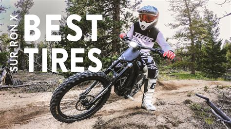 Best Tires for Sur-Ron X | Electric Motorcycle Review - YouTube