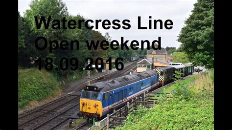 Watercress line open weekend 18.09.2016 - YouTube