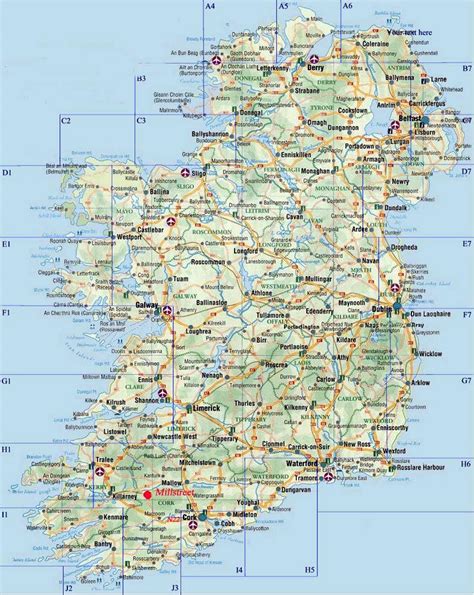 Ireland Maps | Printable Maps of Ireland for Download