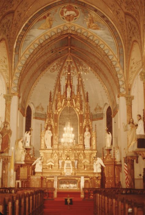 [St. Mary's Catholic Church, (Interior)] - The Portal to Texas History