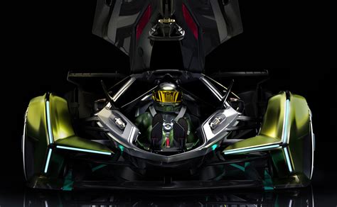 Lambo V12 Vision Gran Turismo is a single-seater from the future