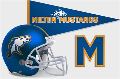 Branding Sports | The Milton Mustangs | Bernhardt Fudyma Design Group