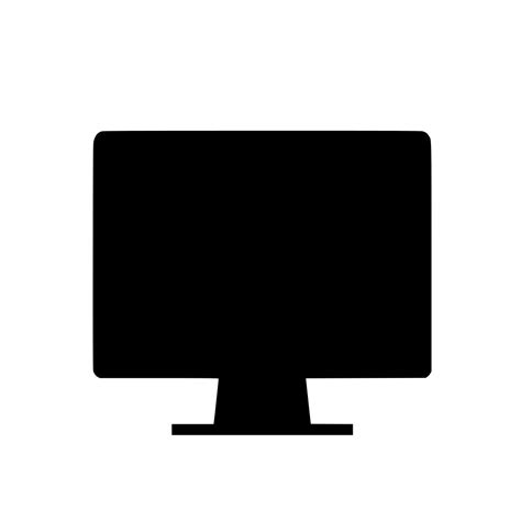 SVG > pc monitor computer screen - Free SVG Image & Icon. | SVG Silh