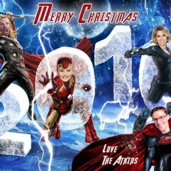 SUPERHERO Christmas card Unique Family Christmas Cards, Corporate Christmas Cards, Funny ...