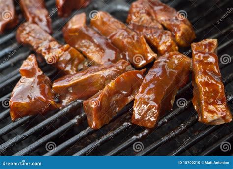 Bbq ribs stock photo. Image of culinary, cook, brown - 15700210