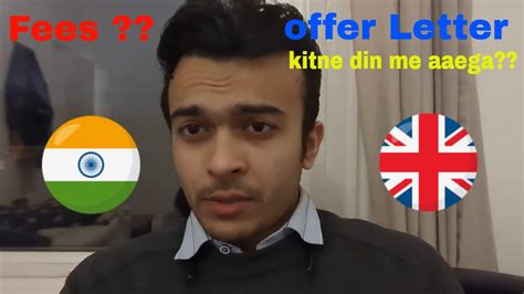 Get an Offer Letter From UK University | How To Apply | Offer in how many days 🇬🇧🇮🇳🤗💷🇬🇧💷 - YouTube