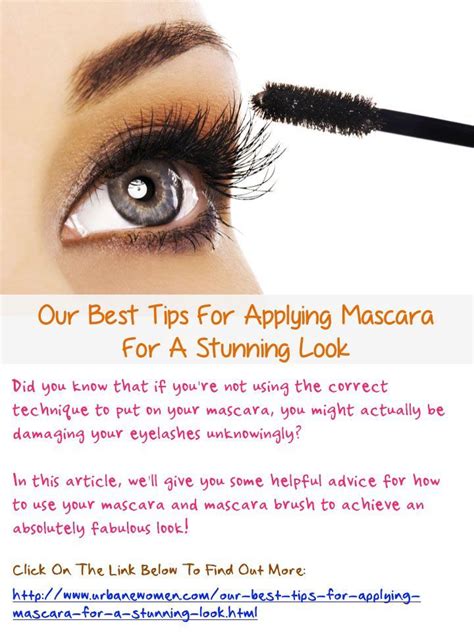 Skin Care Advice For Better Skin Now | How to apply mascara, Mascara tutorial, Mascara tips