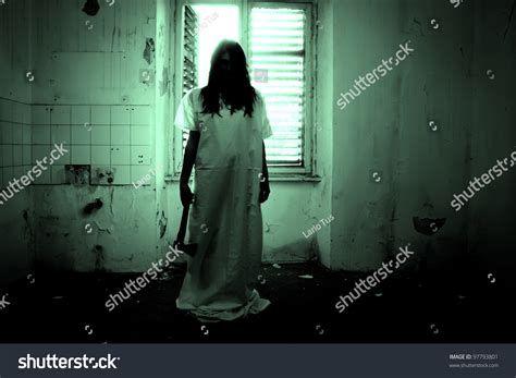 Horror Scene Of A Scary Woman Stock Photo 97793801 : Shutterstock