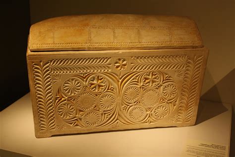 Ossuary (bone box): In Roman Judea there was a tradition to place the bones of the deceased in ...