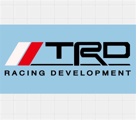 Toyota TRD Racing Logo Car Sticker Vinyl Decal | Etsy