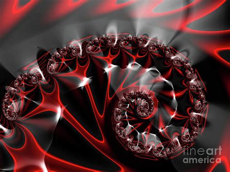 Black Art Deco Spiral Digital Art by Elisabeth Lucas - Fine Art America