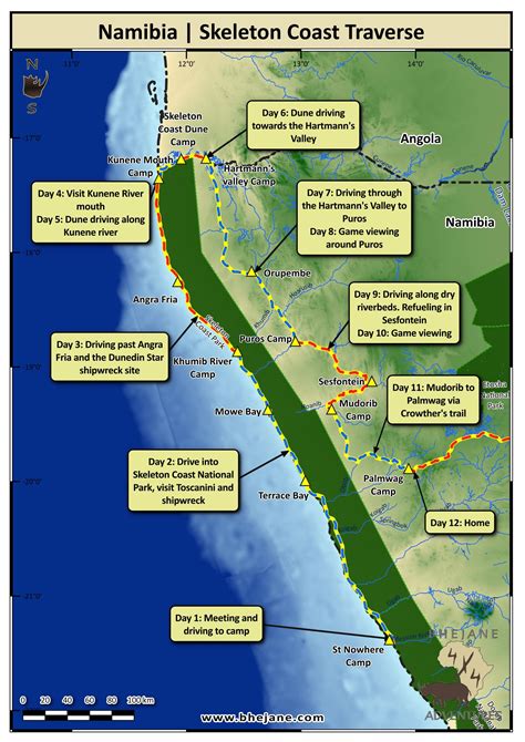 Skeleton Coast Map